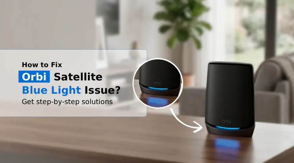 Orbi Satellite Blue Light