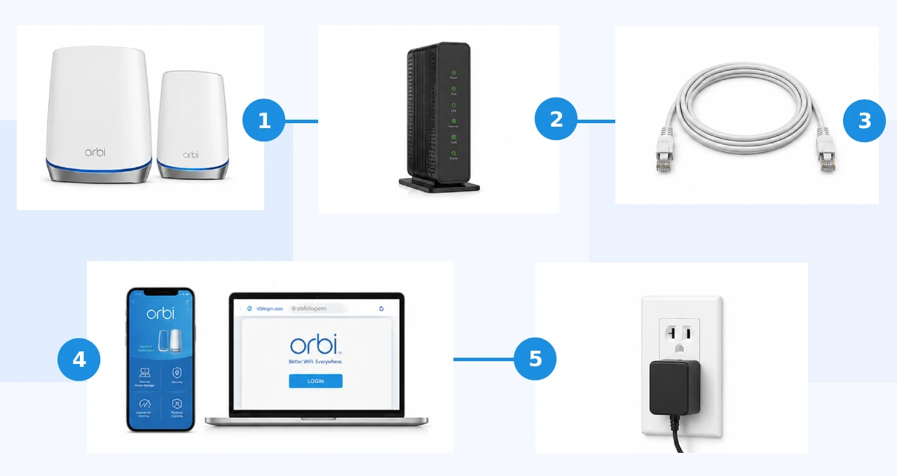 orbi ax4200 setup