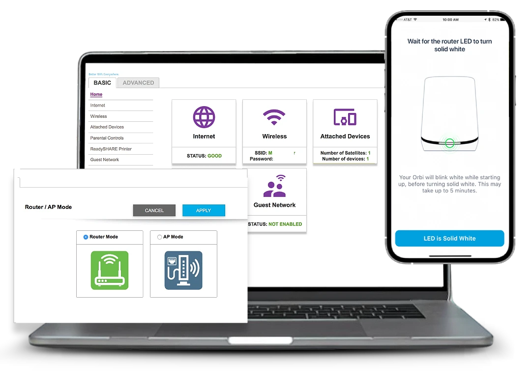 Orbi router setup